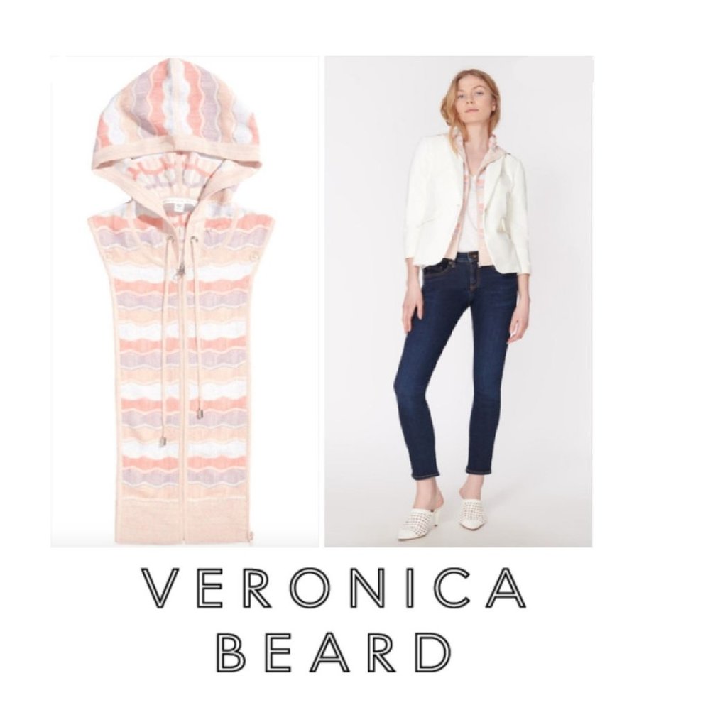 Veronica Beard Lupe Sweater Dickey Insert Summer NWOT